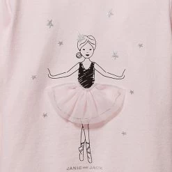 Ballerina Tee Barely Pink -Fashionable Kids Shop 100036938 alt1 JJ