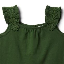 Ruffle Strap Top Creeping Ivy 5 Ruffle Strap Top Creeping Ivy -Fashionable Kids Shop 100038950 alt1 JJ