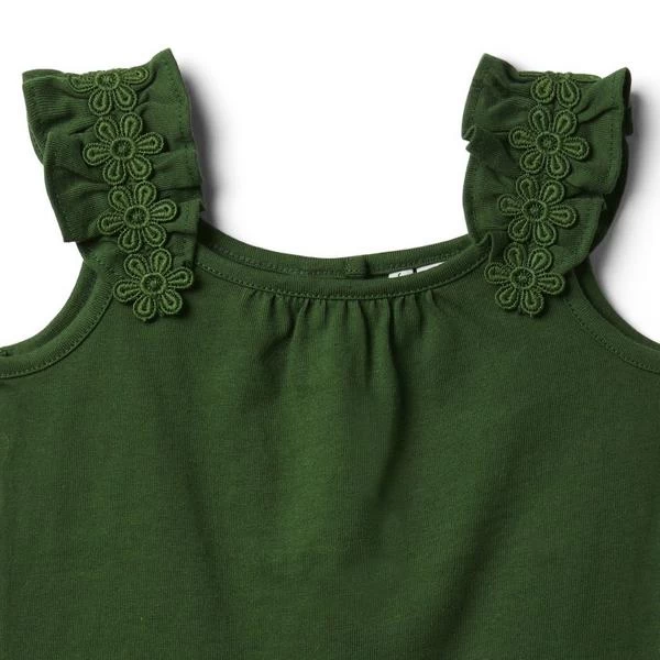 Ruffle Strap Top Creeping Ivy 3 Ruffle Strap Top Creeping Ivy - Image 3