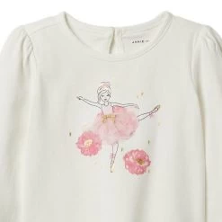 Ballerina Flower Tee Jet Ivory 5 Ballerina Flower Tee Jet Ivory -Fashionable Kids Shop 100040218 alt1 JJ