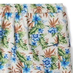 Dawne Florine Men's Tropical Floral Swim Trunk Birch Tropical Floral -Fashionable Kids Shop 100044564 alt1 JJ