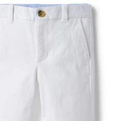 Stretch Twill Pant White 7 Stretch Twill Pant White -Fashionable Kids Shop 100045391 alt2 JJ