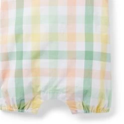 Plaid Baby Overall Faded Jade Plaid -Fashionable Kids Shop 100045536 alt1 JJ