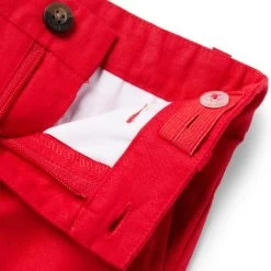 The Linen-Cotton Short Moto Red -Fashionable Kids Shop 100045595 alt1 JJ