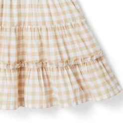 The Gingham Smocked Sundress Nomad Gingham -Fashionable Kids Shop 100045934 alt2 JJ