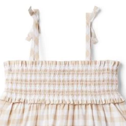 The Leilani Gingham Smocked Top Nomad Gingham -Fashionable Kids Shop 100045947 alt1 JJ
