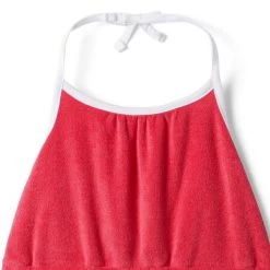 Halter Terry Romper Bitten Berry 6 Halter Terry Romper Bitten Berry -Fashionable Kids Shop 100046215 alt1 JJ