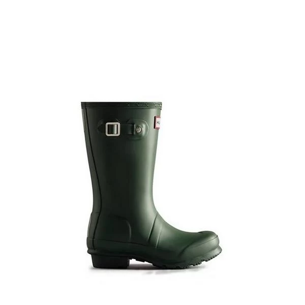 Hunter Original Big Kids First Classic Rain Boot Hunter Green 3 Hunter Original Big Kids First Classic Rain Boot Hunter Green - Image 3