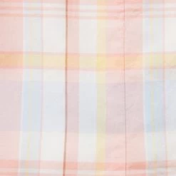 Baby Madras Plaid Romper Coral Almond Plaid 6 Baby Madras Plaid Romper Coral Almond Plaid -Fashionable Kids Shop 100046340 alt1 JJ