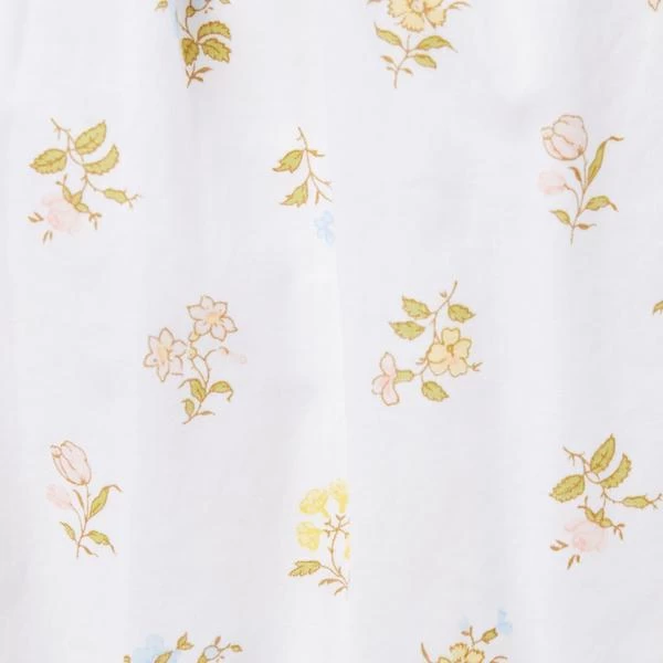 Baby Floral Crochet Trim Dress White Floral 4 Baby Floral Crochet Trim Dress White Floral - Image 4