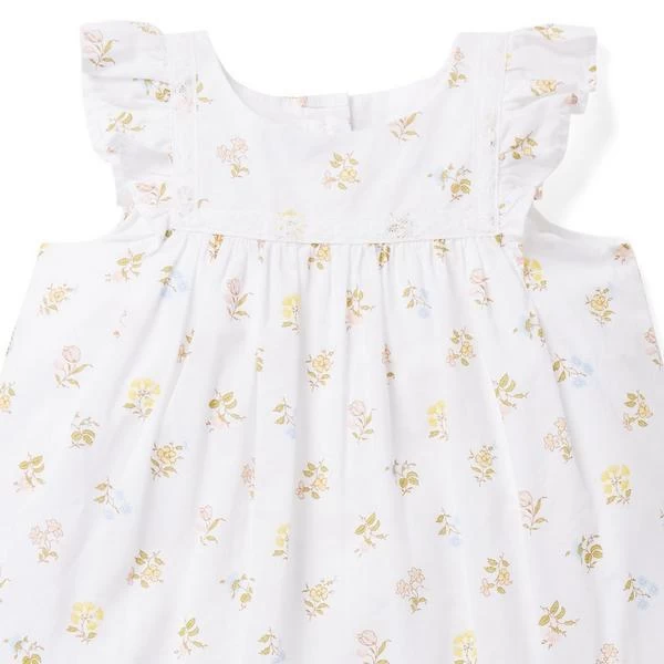 Baby Floral Crochet Trim Dress White Floral 5 Baby Floral Crochet Trim Dress White Floral - Image 5