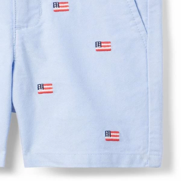 The Embroidered Oxford Short Ocean Air Flag 4 The Embroidered Oxford Short Ocean Air Flag - Image 4