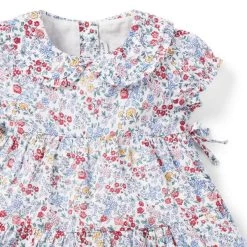 The Park Blooms Baby Dress Jet Ivory Ditsy Floral -Fashionable Kids Shop 100046373 alt2 JJ