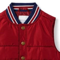The Crosstown Puffer Vest Maroon 5 The Crosstown Puffer Vest Maroon -Fashionable Kids Shop 100046592 alt1 JJ