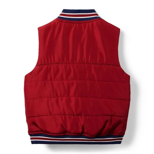 The Crosstown Puffer Vest Maroon 2 The Crosstown Puffer Vest Maroon - Image 2