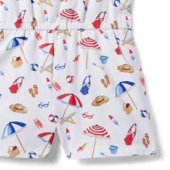 Beach Icon Romper White Beach Icon 7 Beach Icon Romper White Beach Icon -Fashionable Kids Shop 100046629 alt2 JJ