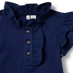 The Ruffle Button Top Merchant Marine -Fashionable Kids Shop 100046642 alt1 JJ