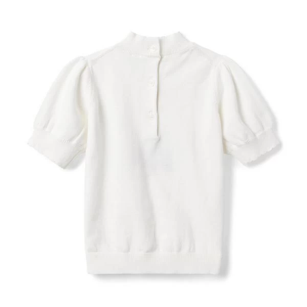 Eiffel Tower Sweater Top Jet Ivory 2 Eiffel Tower Sweater Top Jet Ivory - Image 2