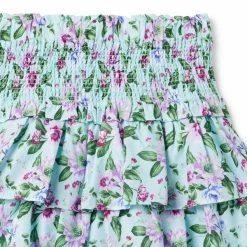 The Hailey Smocked Skirt Plume Floral -Fashionable Kids Shop 100046689 alt1 JJ