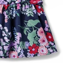 Floral Puff Sleeve Top Merchant Marine Floral -Fashionable Kids Shop 100046699 alt2 JJ