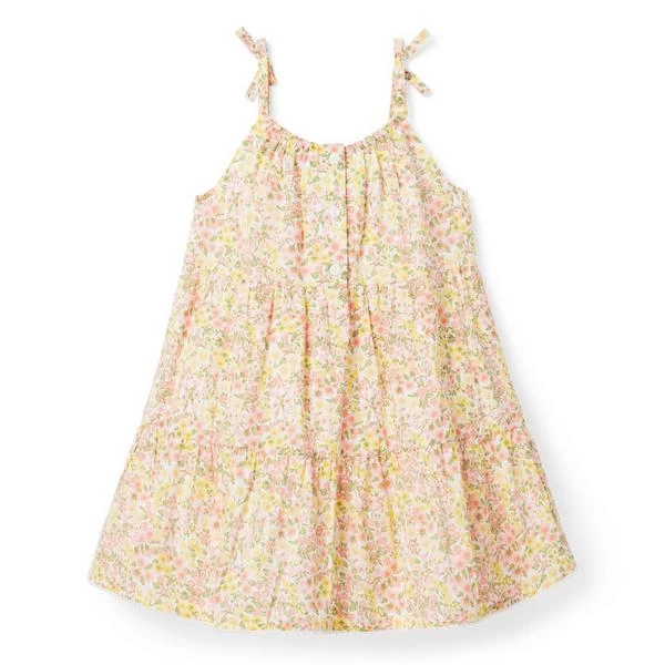 The Wanderer Sundress Peach Amber Floral 2 The Wanderer Sundress Peach Amber Floral - Image 2