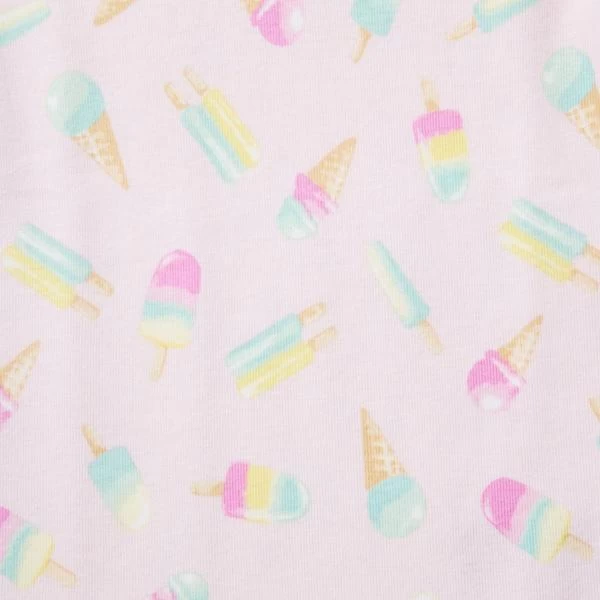 Baby Good Night Short Zip Pajama In Ice Cream Dreams Pink Ice Cream Dreams 2 Baby Good Night Short Zip Pajama In Ice Cream Dreams Pink Ice Cream Dreams - Image 2