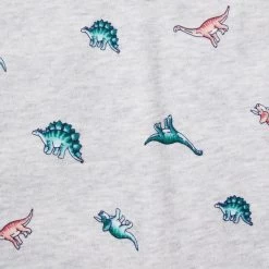 The Dinosaur Baby One-Piece Classic Grey Heather Dinosaur Print -Fashionable Kids Shop 100046972 alt1 JJ