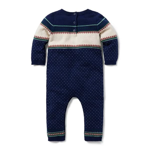 Baby Horse Fair Isle One-Piece Merchant Marine Fair Isle 2 Baby Horse Fair Isle One-Piece Merchant Marine Fair Isle - Image 2