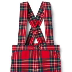 Baby Tartan Suspender Pant Bradbury Red Tartan 7 Baby Tartan Suspender Pant Bradbury Red Tartan -Fashionable Kids Shop 100046989 alt2 JJ