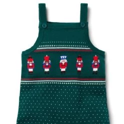 Baby Nutcracker Fair Isle Sweater Overall Enchanted Forest Nutcracker Fair Isle -Fashionable Kids Shop 100046993 alt2 JJ