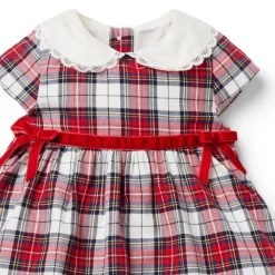The Holiday Tartan Baby Dress Bradbury Red Tartan 9 The Holiday Tartan Baby Dress Bradbury Red Tartan -Fashionable Kids Shop 100046995 alt3 JJ
