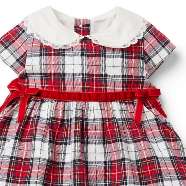 The Holiday Tartan Baby Dress Bradbury Red Tartan 5 The Holiday Tartan Baby Dress Bradbury Red Tartan - Image 5