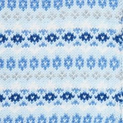 Baby Fair Isle Sweater Pant Blue Feather Fair Isle -Fashionable Kids Shop 100047001 alt1 JJ
