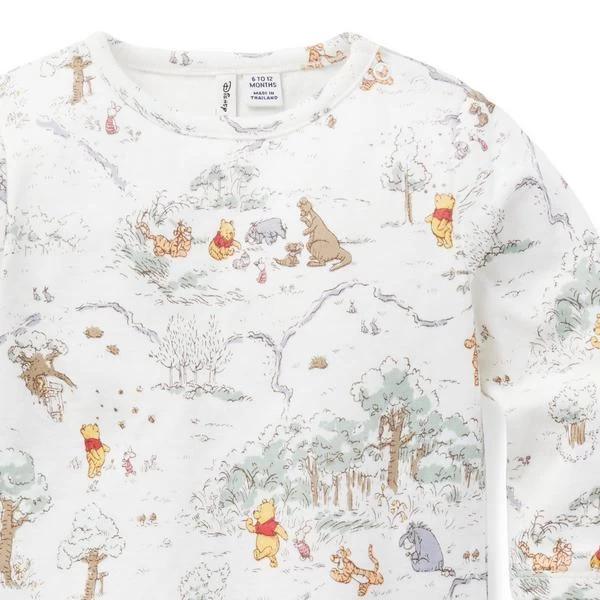 Disney Winnie The Pooh Baby Toile Bodysuit Jet Ivory Toile 4 Disney Winnie The Pooh Baby Toile Bodysuit Jet Ivory Toile - Image 4