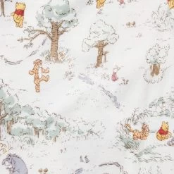 Disney Winnie The Pooh Baby Footed Wrap One-Piece Jet Ivory Toile -Fashionable Kids Shop 100047014 alt1 JJ