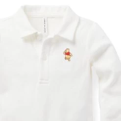 Disney Winnie The Pooh Baby Polo Bodysuit Jet Ivory -Fashionable Kids Shop 100047015 alt1 JJ