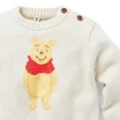 Disney Winnie The Pooh Baby Sweater Ecru -Fashionable Kids Shop 100047017 alt1 JJ