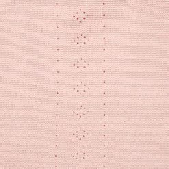 Baby Pointelle Collared Sweater Peachskin -Fashionable Kids Shop 100047035 alt1 JJ