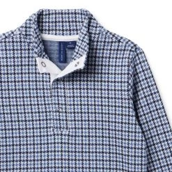 Houndstooth Pullover Nantucket Blue Houndstooth -Fashionable Kids Shop 100047050 alt1 JJ