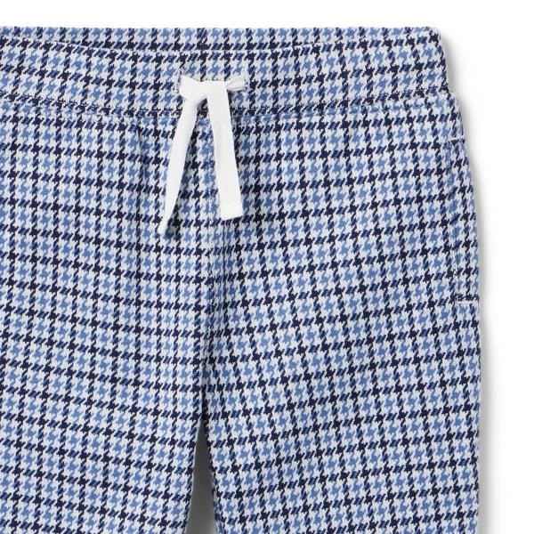 Houndstooth Jogger Nantucket Blue Houndstooth 3 Houndstooth Jogger Nantucket Blue Houndstooth - Image 3