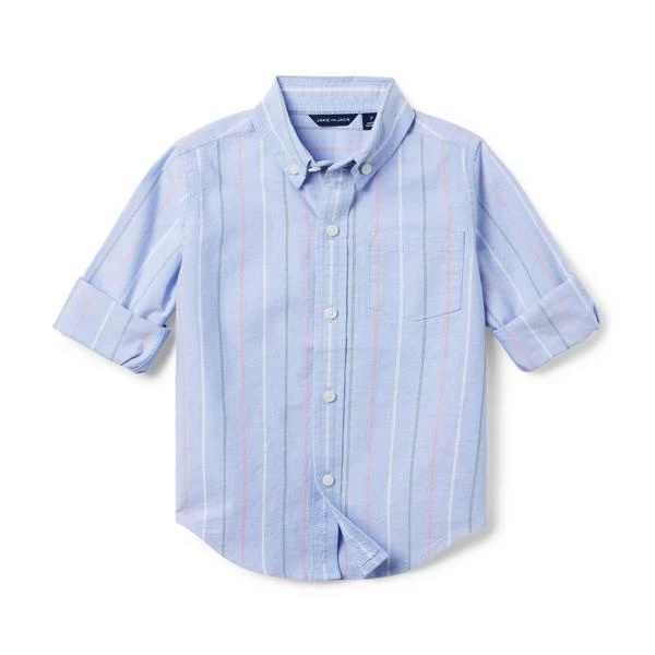 The Striped Oxford Shirt Ocean Air Stripe 3 The Striped Oxford Shirt Ocean Air Stripe - Image 3
