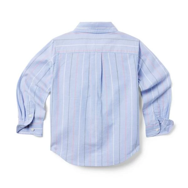 The Striped Oxford Shirt Ocean Air Stripe 2 The Striped Oxford Shirt Ocean Air Stripe - Image 2