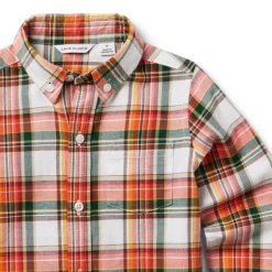 Plaid Flannel Shirt Blazing Sun Plaid -Fashionable Kids Shop 100047098 alt2 JJ