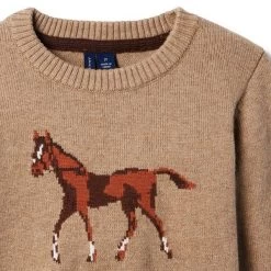The Horse Show Sweater Lead Heather -Fashionable Kids Shop 100047181 alt1 JJ