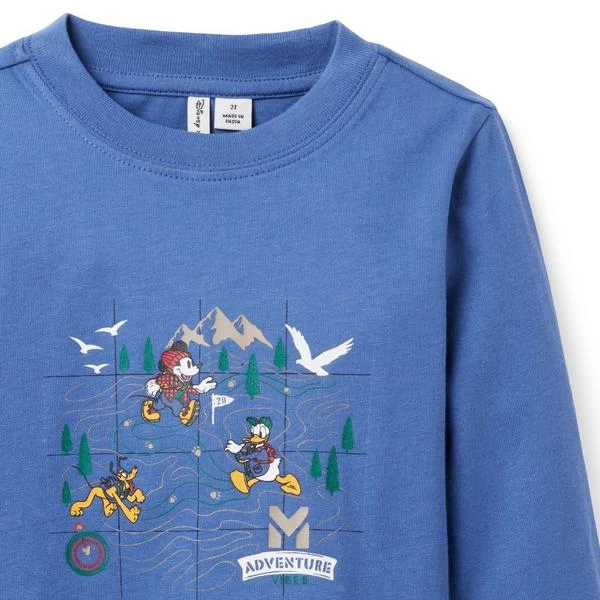 Disney Mickey Mouse & Friends Map Tee Nantucket Blue 3 Disney Mickey Mouse & Friends Map Tee Nantucket Blue - Image 3