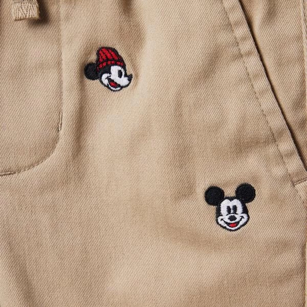 Disney Mickey Mouse Embroidered Twill Jogger Jack Khaki 3 Disney Mickey Mouse Embroidered Twill Jogger Jack Khaki - Image 3