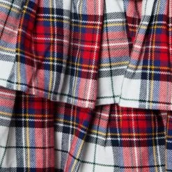The Hailey Smocked Skirt Jet Ivory Tartan -Fashionable Kids Shop 100047270 alt1 JJ
