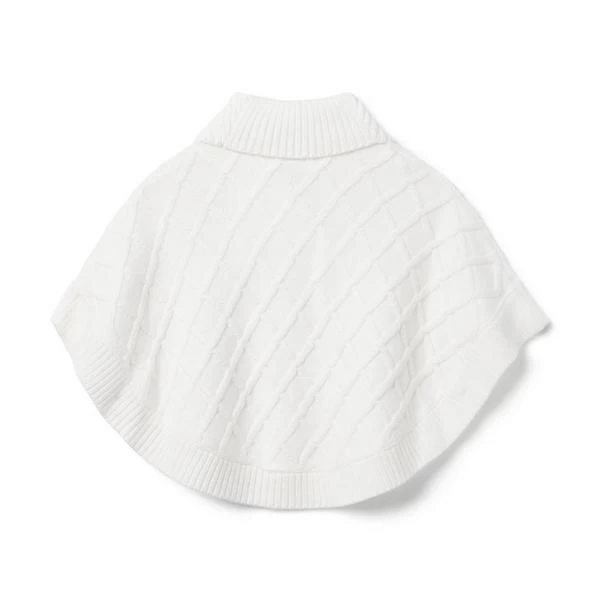 The Classic Sweater Cape Jet Ivory 2 The Classic Sweater Cape Jet Ivory - Image 2