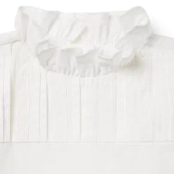 Pintuck Ruffle Collar Top Jet Ivory 7 Pintuck Ruffle Collar Top Jet Ivory -Fashionable Kids Shop 100047285 alt1 JJ