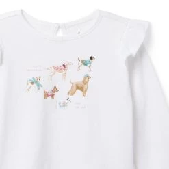 Girl's Best Friend Tee White -Fashionable Kids Shop 100047377 alt1 JJ